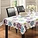 ENNAS Rectangle Waterproof Vinyl Table Cloth, Waterproof Oil-Proof PVC Table Cloth, Flannel Backed Vinyl Tablecloth, for Dining, Camping, Indoor and Outdoor (52