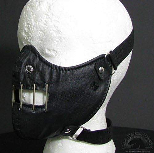 Hannibal Pleather Half Face Mask