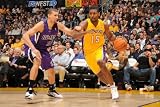 Sacramento Kings v Los Angeles Lakers: Ron Artest and Francisco Garcia Photographic Poster Print by Noah Graham, 28x42