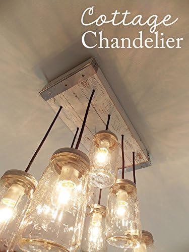 Mason Jar Cottage Chandelier
