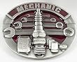 Mechanic (Occupation) Enamel Pewter Buckle