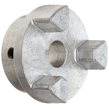 Lovejoy Jaw Coupling, AL Type, Jaw Coupling Hub, Aluminum, Inch
