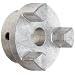 Lovejoy Jaw Coupling, AL Type, Jaw Coupling Hub, Aluminum, Inch
