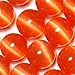 SHG Store 8mm Round Red Cat Eye Beads Strand 15 Inch Jewelry Handmade DIY Beads