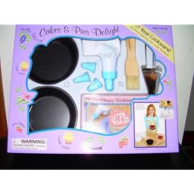 Bella Bistro Cakes and Pies Delight: 10 Piece Kid's Real Baking Set by Easy Bake Oven