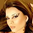 Cheetah Exotic Eyes Glitter Applications Professional Look Costume Accessory Dancer