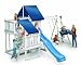 Monkey Playsystem Polymere Coated Wooden Swing Set White Package #2