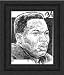 Oakland Raiders Framed Bo Jackson Raiders Print By Michael Mellett 13 X 15 - Black