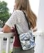 Winter Wildlife Original Side pack Tote Animals Seals Polar Bears Penguin Cross Body Bag GIFT IDEAS for HIM or HER Ladies Women Girls Travelers fits Camcorder, Camera, Binoculars, Travel, Cotton with WATERPROOF LINING UNDERSIDE