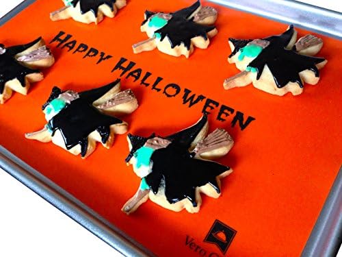 Vero Chef 2 Piece Halloween Non Stick Full Size Silicone Baking Mat Set