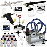 Pro Airbrush Cake Decorating Set - 12 AmeriMist Colors