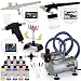 Pro Airbrush Cake Decorating Set - 12 AmeriMist Colors