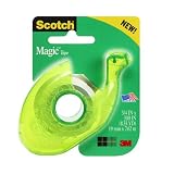 Scotch Tape with New Designer Dispenser, Assorted Colors, 0.75 x 300 inches (106)