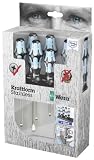 Wera Kraftform Stainless Lasertip 3334/6 Screwdriver Set (SLOT/PH), 6-Piece
