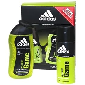 ADIDAS Pure Game 2Pce Giftset Deo Body Spray/Shower Gel