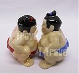 Sumo Salt and Pepper Shakers