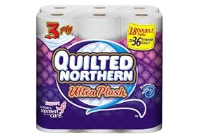 Quilted Northern Bath Tissue Ultra Plush Double Roll, 18 Count