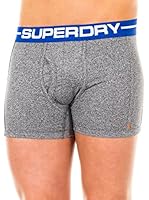 Superdry Pack x 2 Bóxers (Gris Jaspeado / Azul)