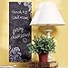 Wallies Vinyl Wall Decals, Peel and Stick Frilly Chalkboard Wall Sticker, 9'' x 25''