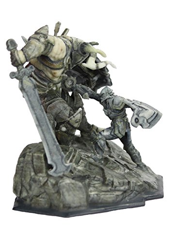 3D Printed Titans Clash Scene from Infinity Blade Video Game - Full Color Sandstone Collectible Figurine - Small
