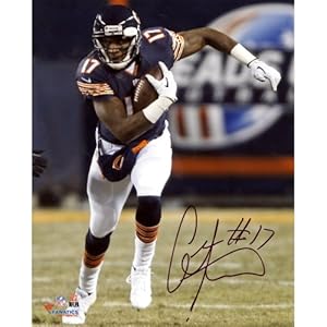 Alshon Jeffery Chicago Bears Autographed 8'' x 10'' Vertical Blue Uniform Photograph - Memories - Mounted Memories Certified