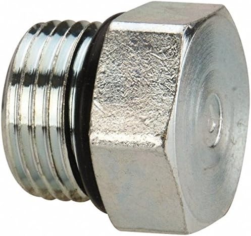 Parker 6 P5N-S SAE Hex Head Pipe Plug 9/16-18 ORB Male Steel