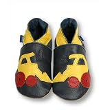 Inch Blue Digger Navy Soft Shoes, Soft shoes, Baby boy, 0-6 monthsby Inch Blue