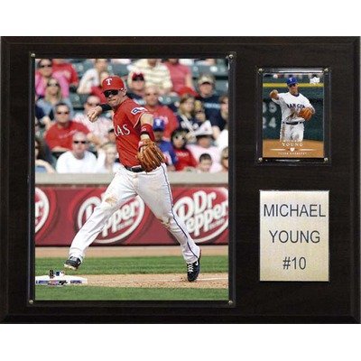 MLB Texas Rangers Michael Young Player Plaque