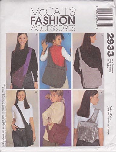 MCCALLS 2933 FASHION BAGS ~ SEWING PATTERN