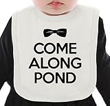 Come Along Pond Funny Slogan ネクタイを有する有機ビブ Medium