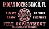 qy52203-r FIRE DEPT INDIAN ROCKS BEACH, FL FLORIDA Firefighter Neon Sign