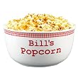 Personalized Red Gingham Popcorn Bowl - 2 Quart