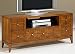 Diamond Walnut Finish Plasma TV Entertainment Console