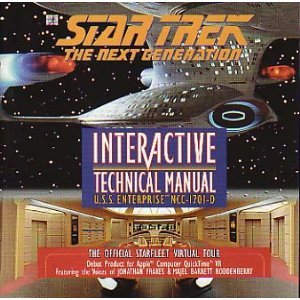  Star Trek The Next Generation INteractive Technical Manual U.S.S. Enterprise NCC-1701-D