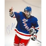 NHL Chris Drury First Star of the Game Autographed 8-by-10-Inch Photograph