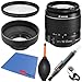 Canon EF-S 18-55mm f/3.5-5.6 IS II SLR Standard Autofocus Zoom Lens for Canon EOS 7D, 60D, EOS Rebel SL1, T1i, T2i, T3, T3i, T4i, T5i, XS, XSi, XT, & XTi Digital SLR Cameras + 6pc Bundle Accessory Kit