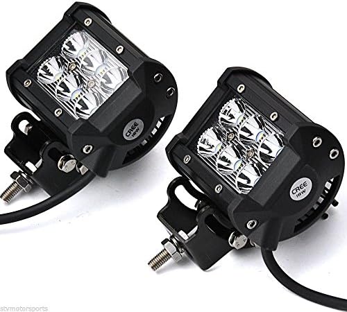 2x 18w AVEC Night lights Premium Performance led work light light bars lamps suv pods spot lights