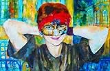 Custom Order #S3-DX0 - Oil on Canvas - Custom Painting of The Person You Love - For 1 Person of Customer's Choice - Style: Photo-Realism - with Signature Text 