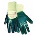 Global Glove 600 PVC Economy Interlock Liner Glove, Chemical Resistent, 10" Length, Extra Large, Rough, Black (Case of 72)