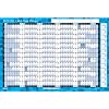 2012-2013 academic year wall planner unmounted A2 size for students school college university
