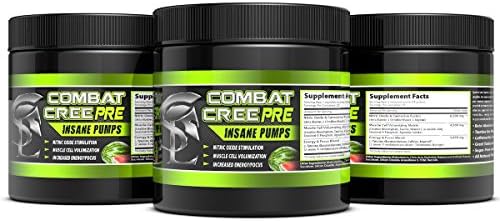 Pre-Workout Supplement for Men and Women -Insane Pumps Nitric Oxide stimulation & Carnosine fusion Muscle Cell Volumization Matrix Increased Energy/Focus Blend Watermelon flavor 25 servings