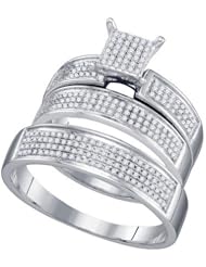 0.53CTW DIAMOND FASHION TRIO SET