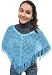 Handmade Acrylic Lightweight Poncho for Petite Teens/ Extra Small (100% Crocheted By Hand)