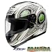 SHOEI：フルフェイスヘルメット X-イレブン タマダ/X-Eleven TAMADA /X-11 玉田 TC-4グリーン/シルバーでAmazonアフィリエイトツール