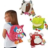 【ミニ品】幼稚園キッズかわいいバックパック　幼児漫画バックパック動物形　スナックショルダー バッグパック　プリスクールバックパック　面白い玩具バックパック (#1)