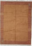 IMAGE OF 5'8 x 8'0 Peach Hand Knotted Wool Modern Tibet Rug