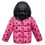 子供服　冬　ダウンジャケット　保温性よく　厚くする　ファッション　軽快　着心地良い　バラ　120cm