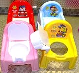 from Robbys KIDS & TODDLER & BABY PLASTIC PINK POTTY CHAIR WITH LID BRAND NEW