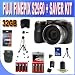 Fujifilm FinePix S2950 14 MP Digital Camera with Fujinon 18x Wide Angle Optical Zoom Lens and 3-Inch LCD International Version With no Warranty (Black) + 32GB SDHC Memory + USB Card Reader + 2 Sets of 4 NIMH Rechargeable Batteries + Ac/Dc Charger + Memory Card Wallet + Shock Proof Case w/Strap + Full Size Tripod + Accessory Saver Kit!