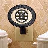 NHL Boston Bruins Art Glass Nightlight